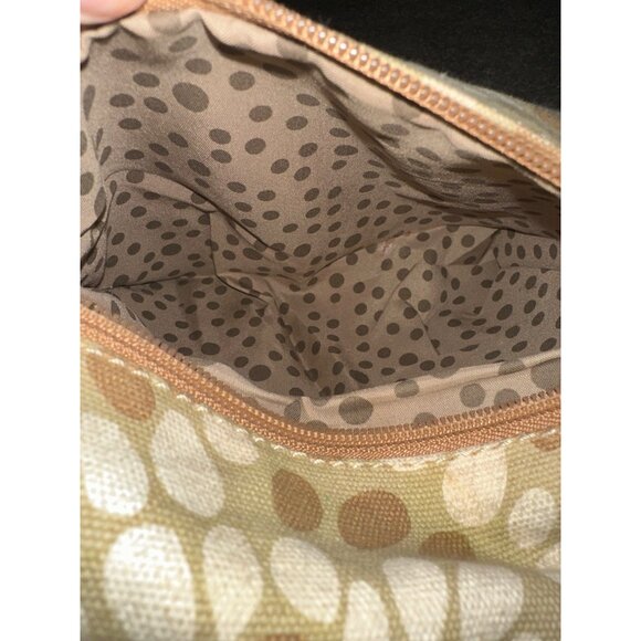 Retro Relic Floral Shoulder Bag With Brown & Yellow Daisies Baxk Zipper - Picture 7 of 8